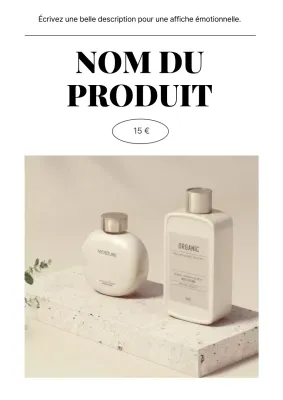 Matériel promotionnel avec une ambiance lumineuse et émotionnelle