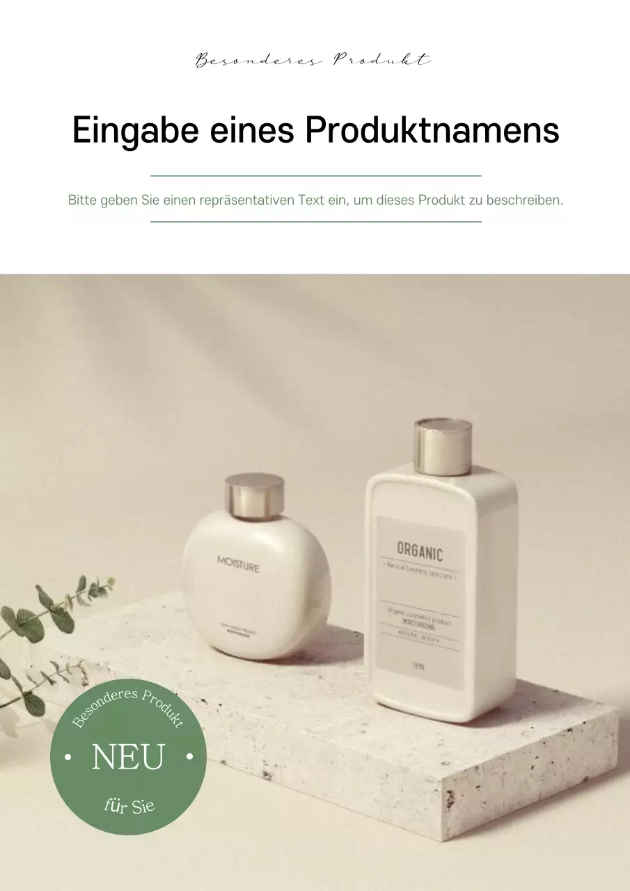 Werbematerial mit einer fröhlichen und emotionalen Stimmung