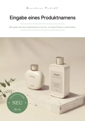 Werbematerial mit einer fröhlichen und emotionalen Stimmung