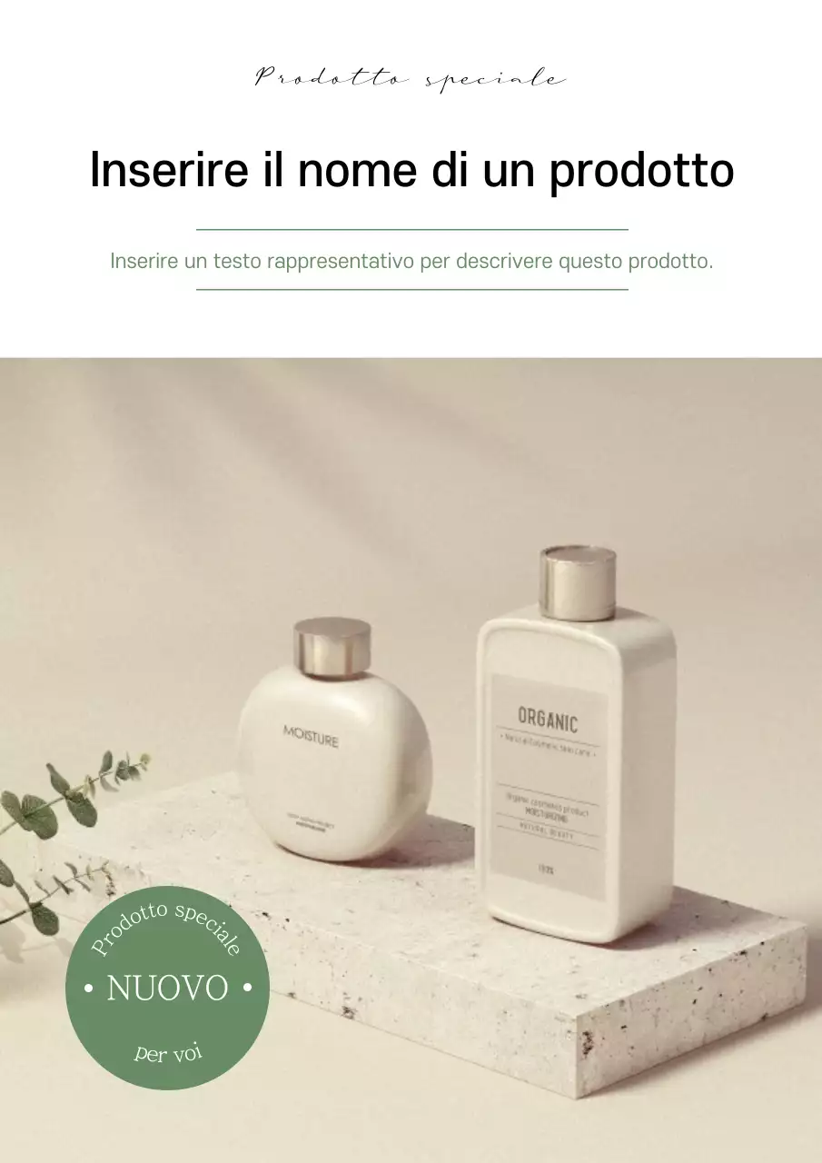 Materiale promozionale con un'atmosfera luminosa ed emozionante