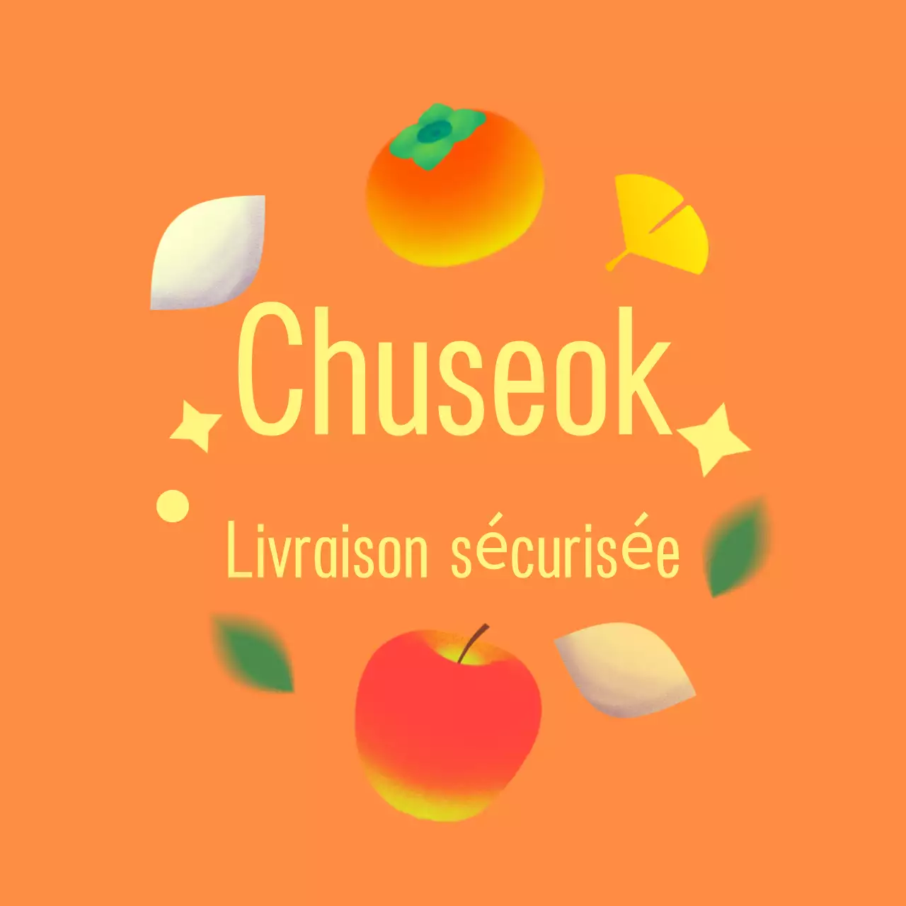 Promotion Chuseok simple bleue