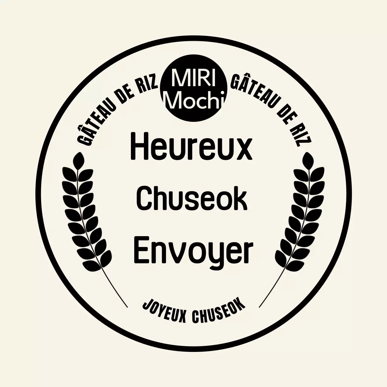 Événement traditionnel Chuseok en ivoire