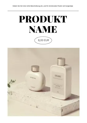 Werbematerial mit einer fröhlichen und emotionalen Stimmung