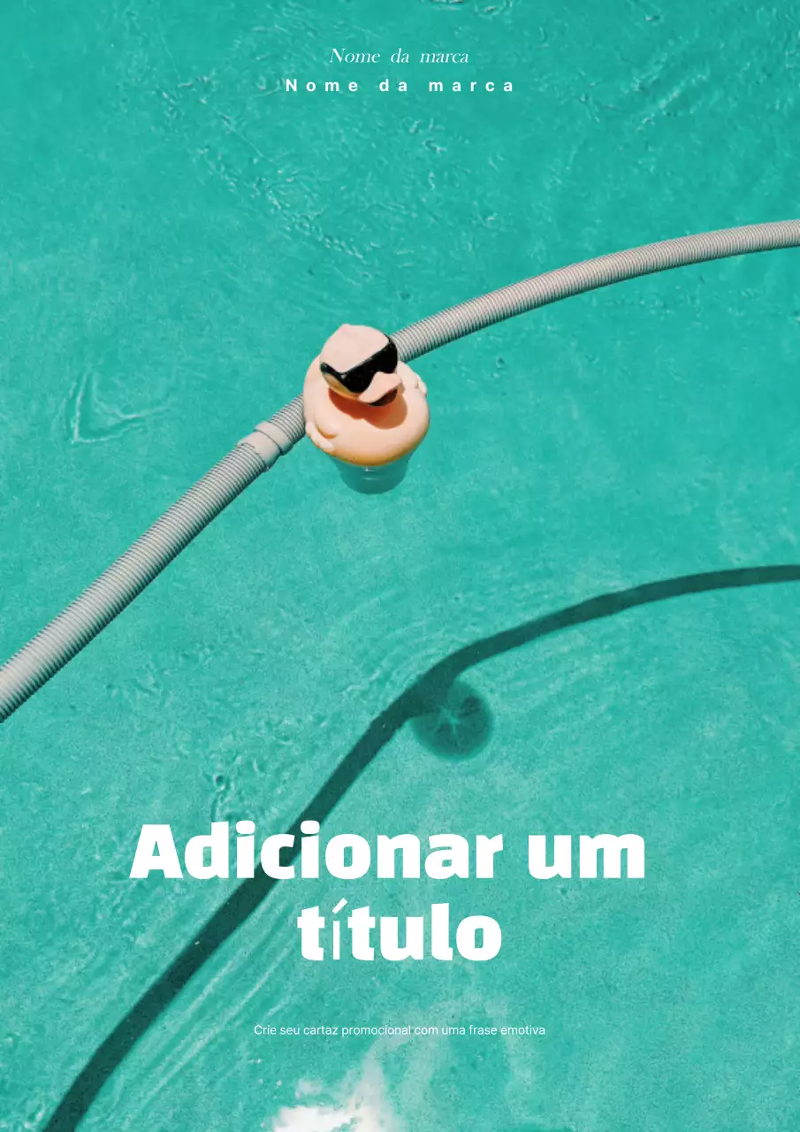 Anúncio refrescante de verão simples de menta