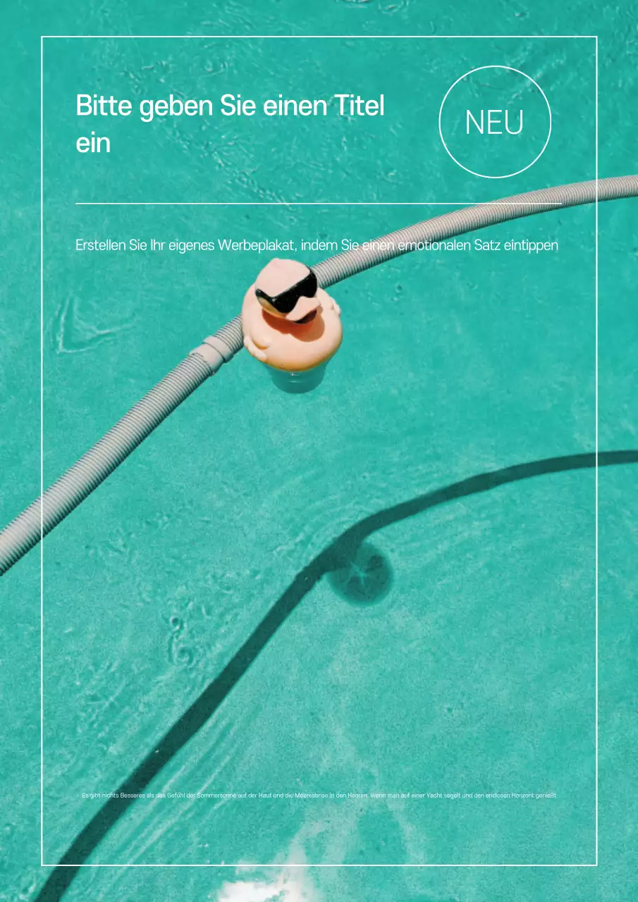 Minze Einfache Sommer Erfrischende Werbung