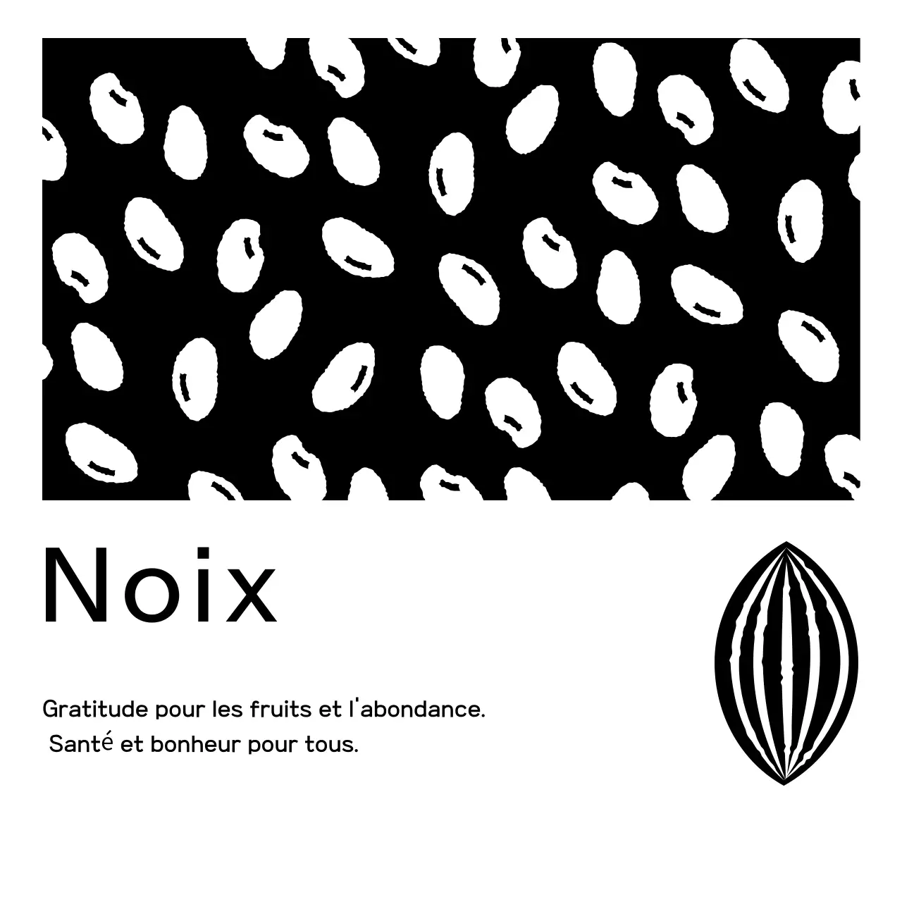 Salutations simples et noires pour Chuseok