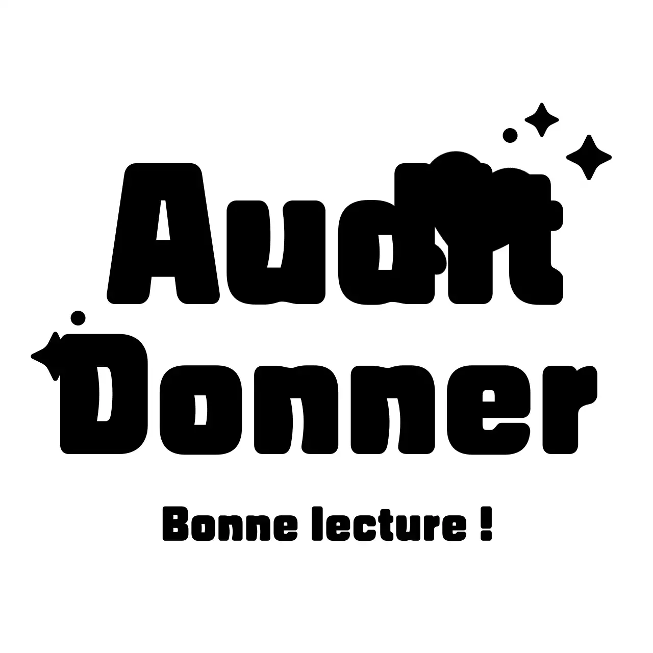 Mème de remerciement basique en noir et blanc