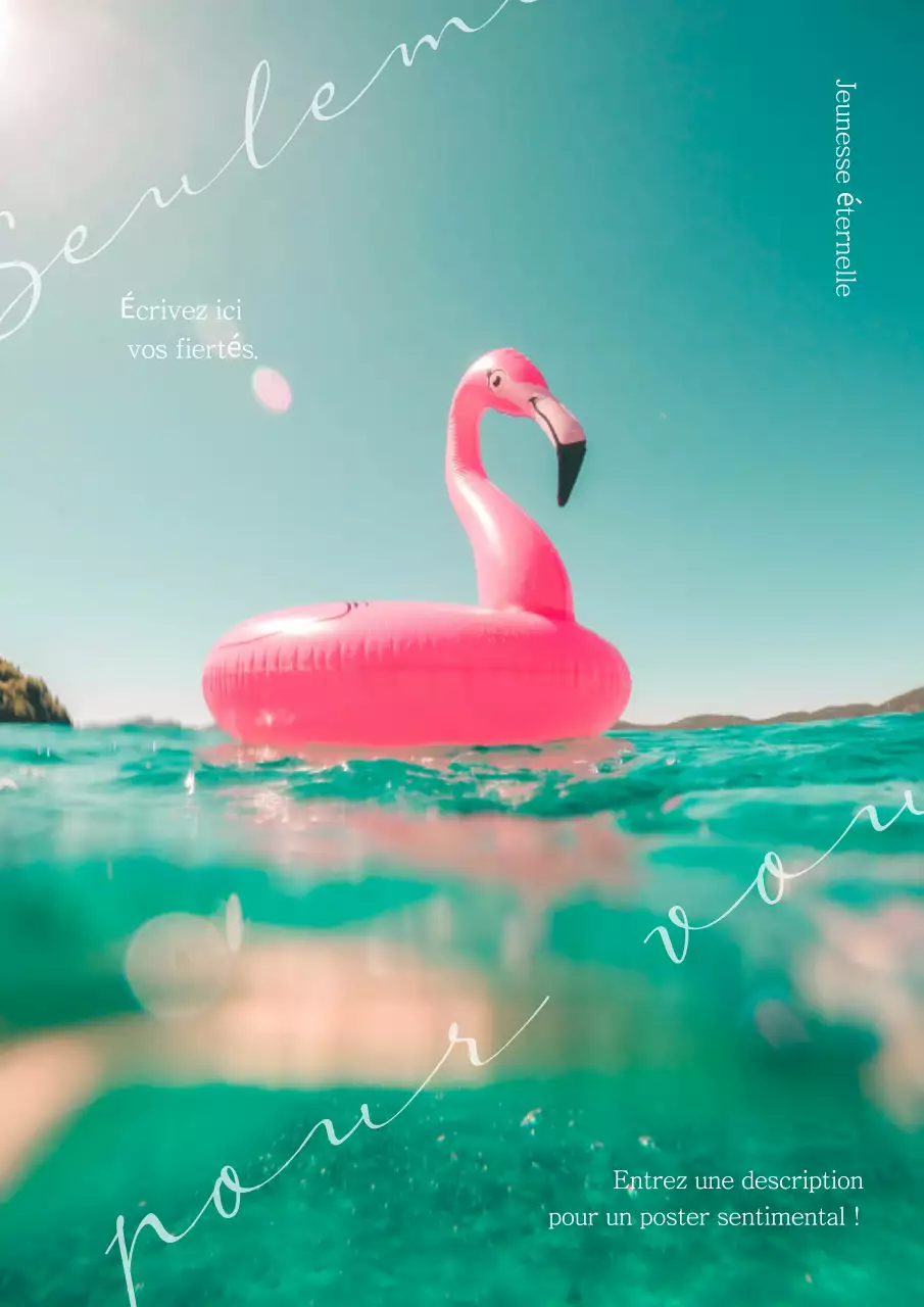 Publicité rafraîchissante pour l'été à la menthe