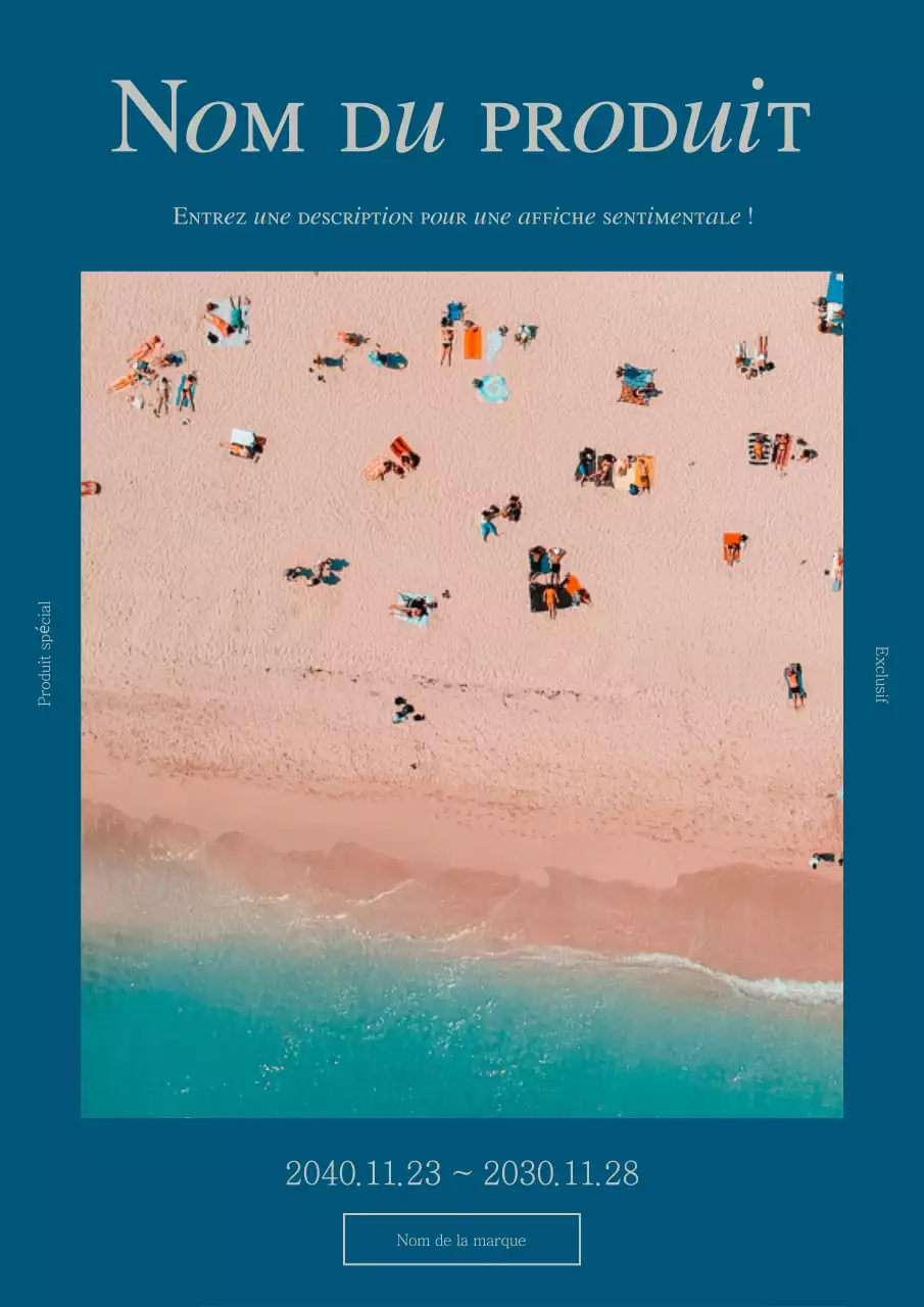 Publicité rafraîchissante pour l'été à la menthe