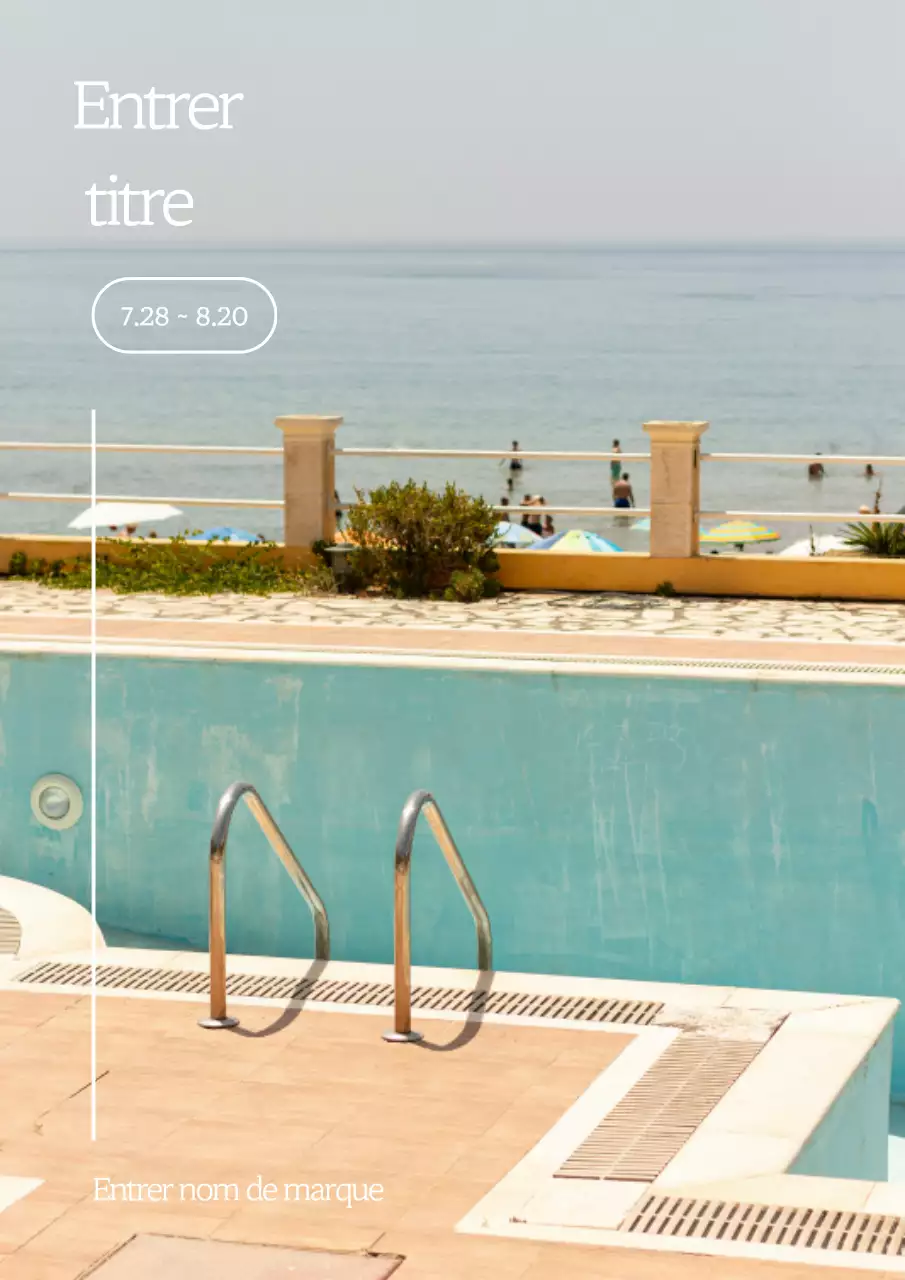 Publicité rafraîchissante pour l'été à la menthe