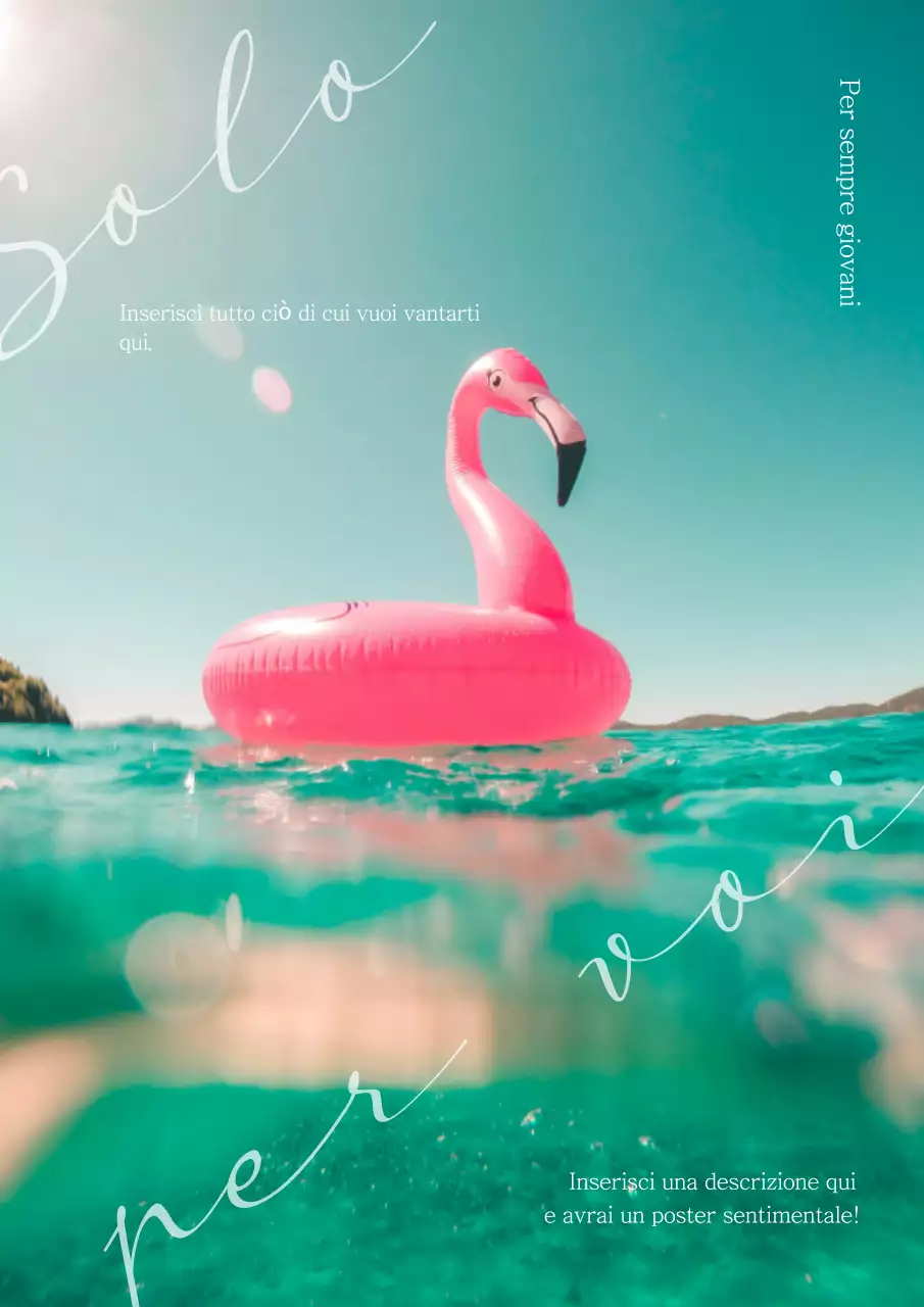 Pubblicità rinfrescante estiva semplice alla menta