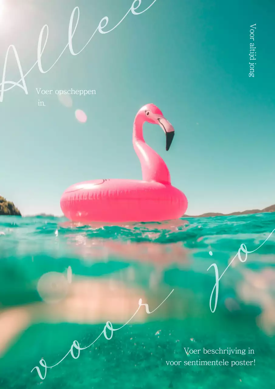 Munt Simpel Zomer Verfrissende Advertentie