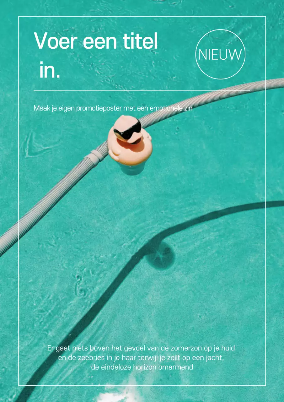 Munt Simpel Zomer Verfrissende Advertentie