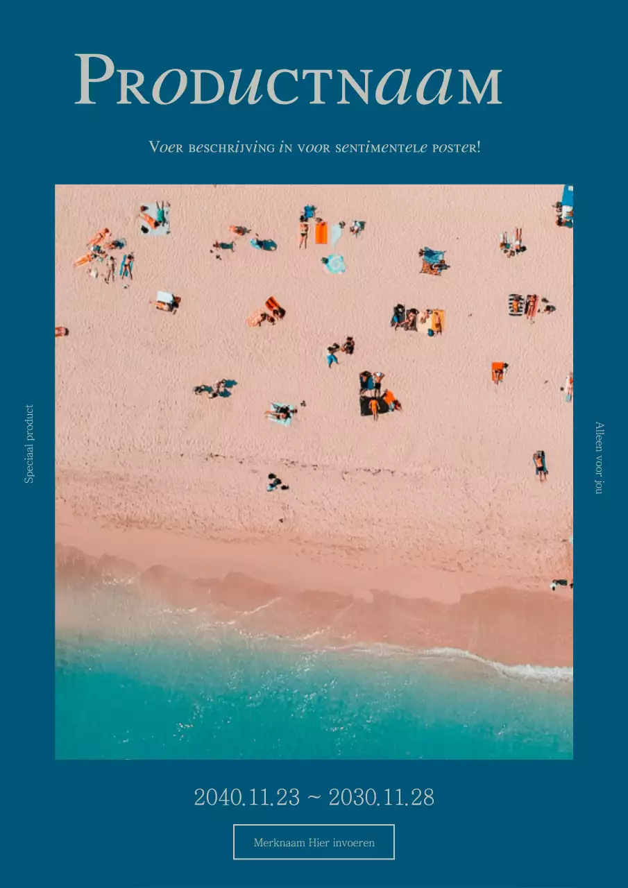 Munt Simpel Zomer Verfrissende Advertentie