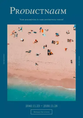 Munt Simpel Zomer Verfrissende Advertentie