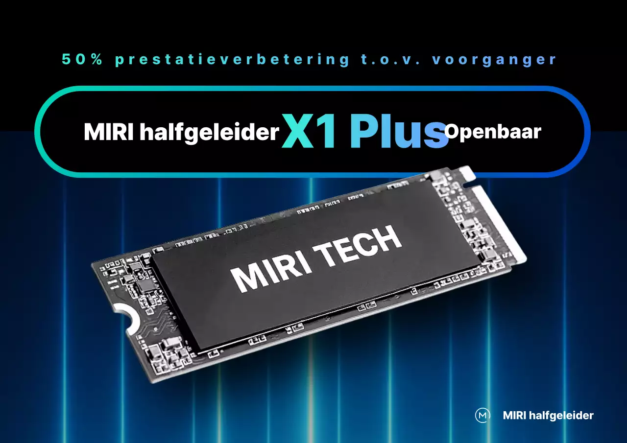 Blauwe moderne technologie-advertentie