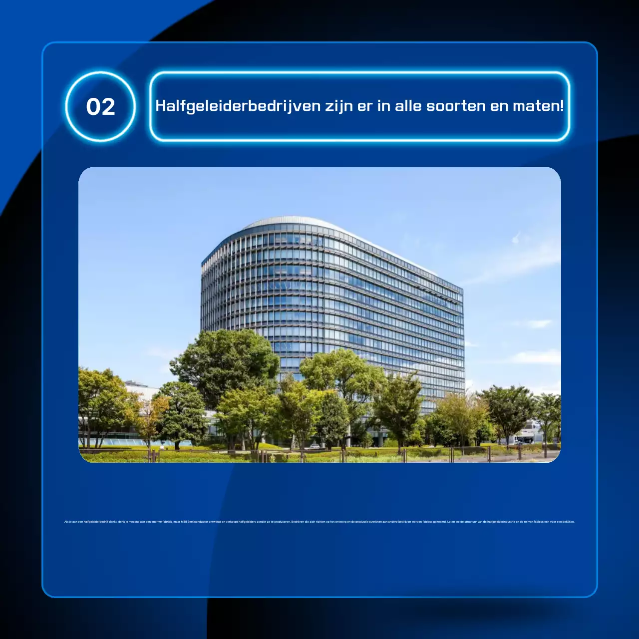 Blauwe moderne halfgeleiderinformatieoverdracht