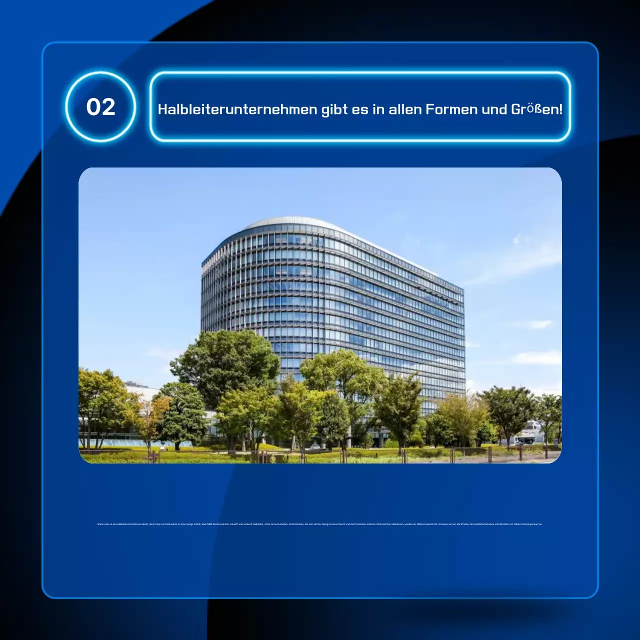 Blaue moderne Halbleiter-Informationsübertragung