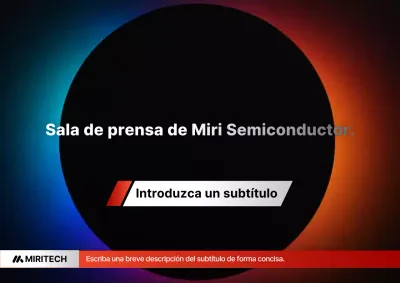 Sala de prensa de tecnología moderna negra