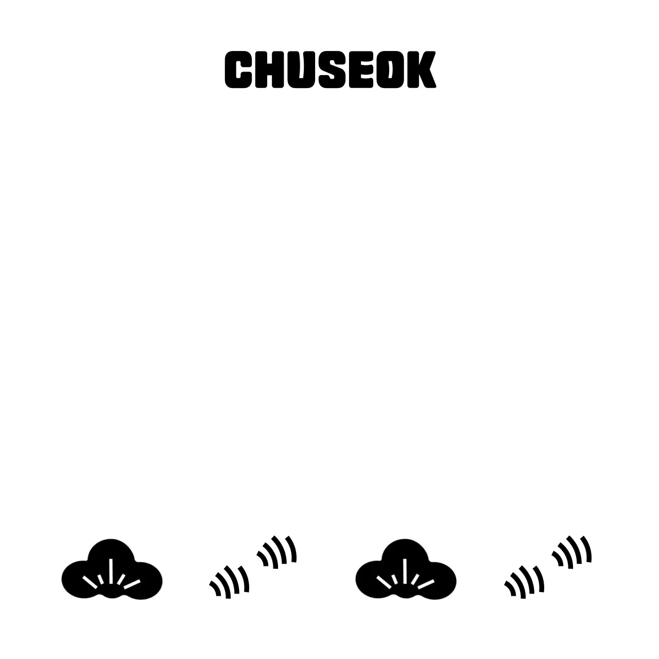 Saudações tradicionais verdes de Chuseok