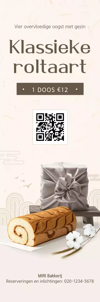 Beige Traditionele Chuseok Advertentie