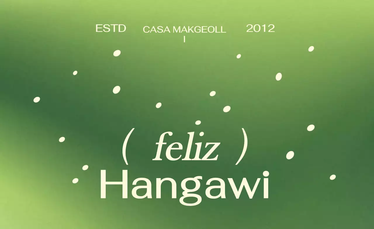 Festival de vacaciones verde y sencillo