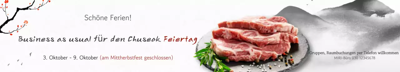 Grauer traditioneller Chuseok-Führer