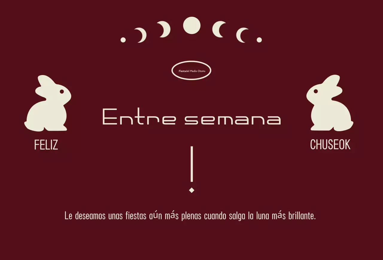 Celebración tradicional roja de Chuseok