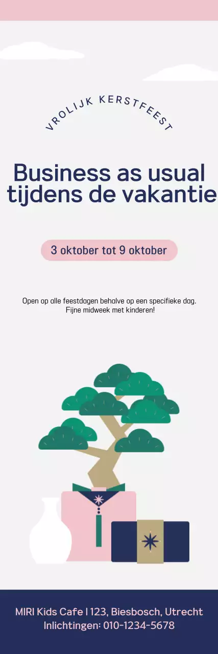 Roze Eenvoudige Chuseok Gids