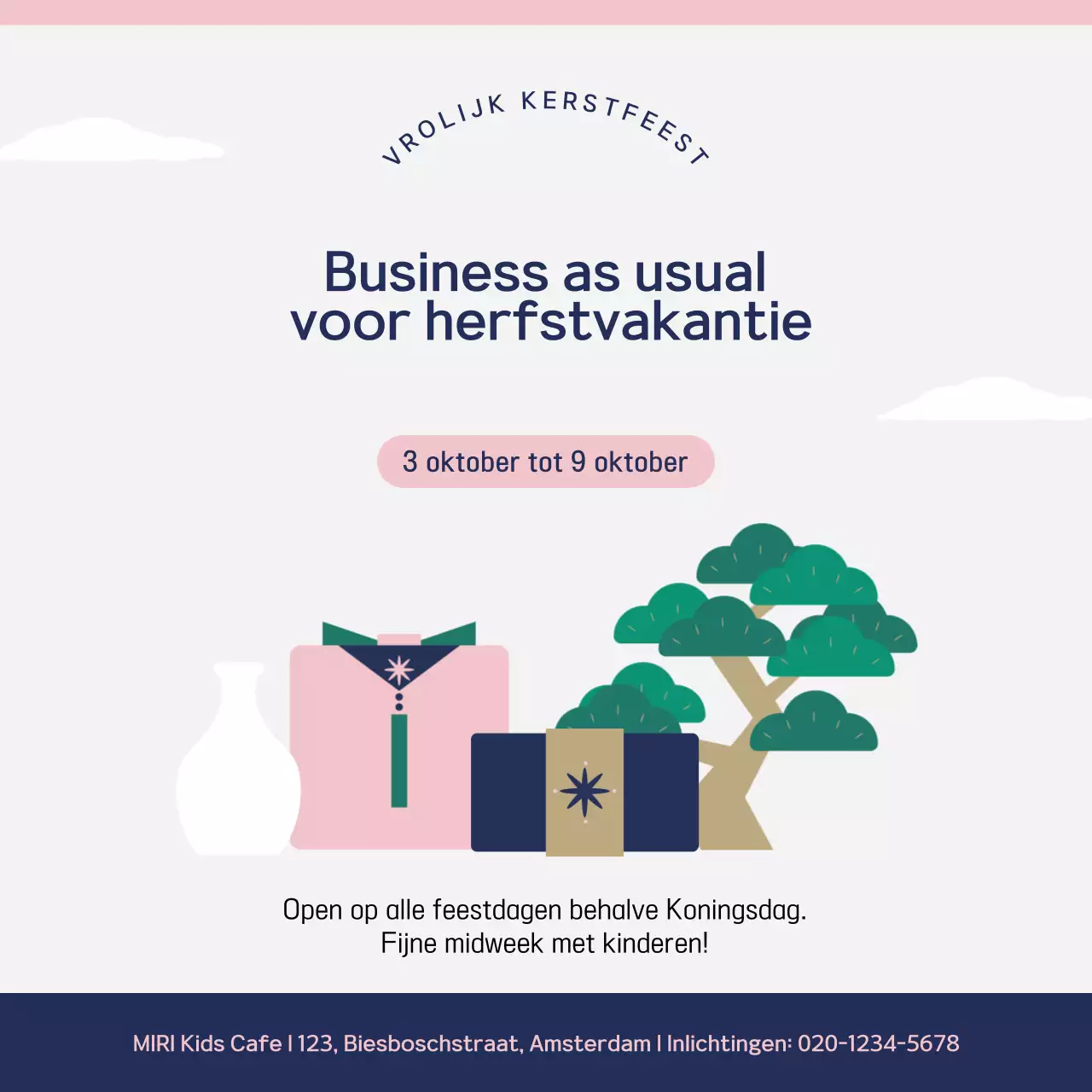 Roze Eenvoudige Chuseok Gids