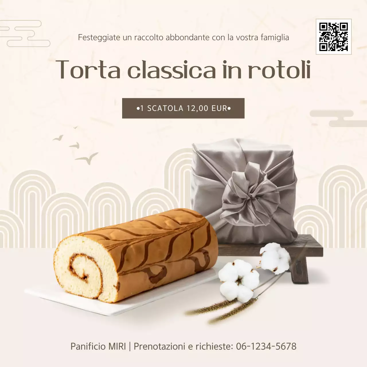 Pubblicità tradizionale beige Chuseok
