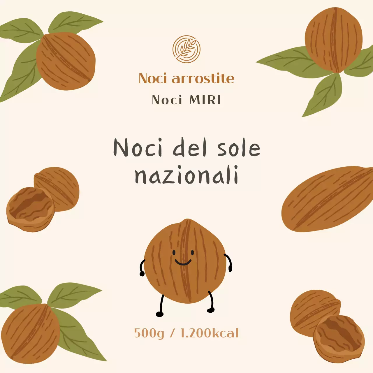 Promozione del prodotto Beige Simple Nuts