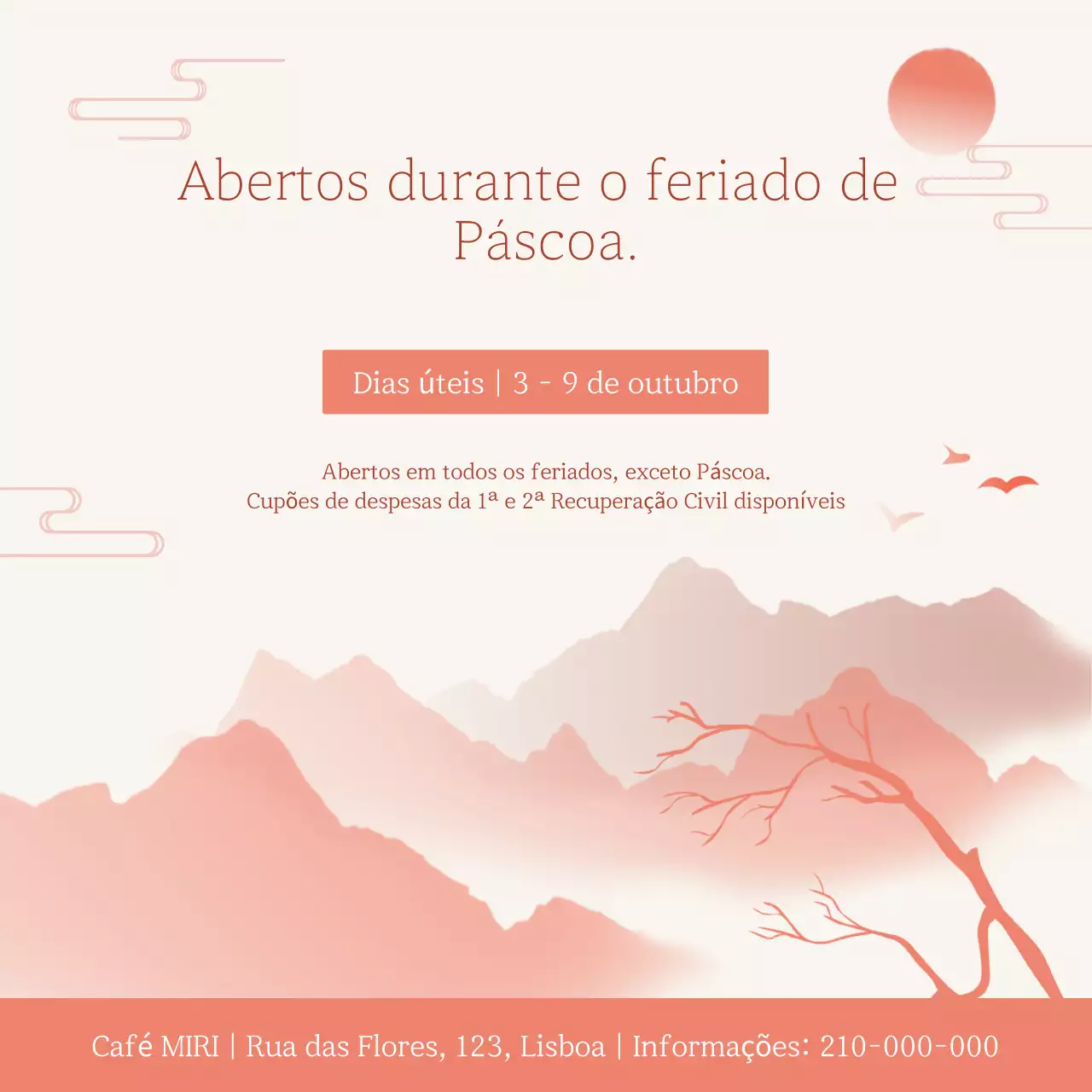 Guia de Chuseok Tradicional Laranja