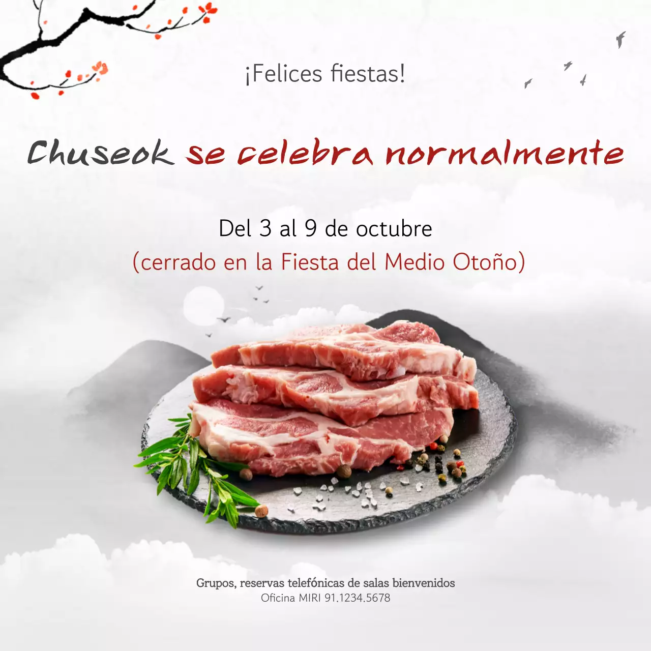 Guía tradicional de Chuseok de Gray