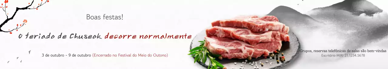 Guia de Chuseok Tradicional Cinza
