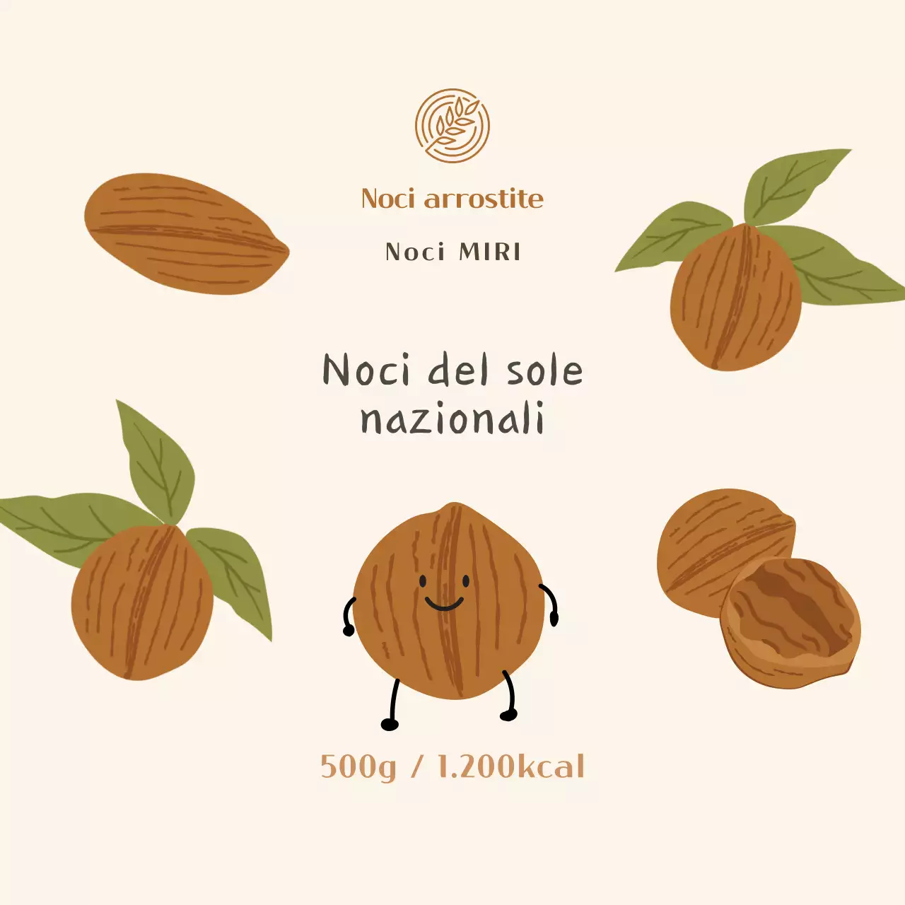 Confezione alimentare semplice in avorio