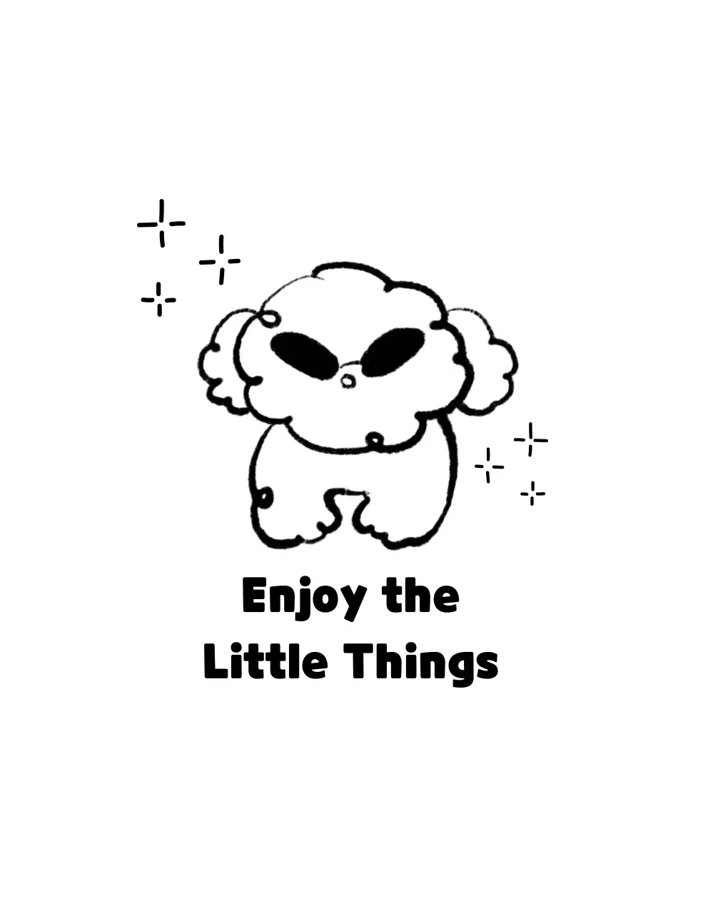 黒 シンプル ロゴ かわいいイラスト