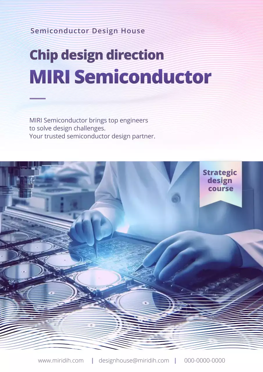 blue professional semiconductor course promotion