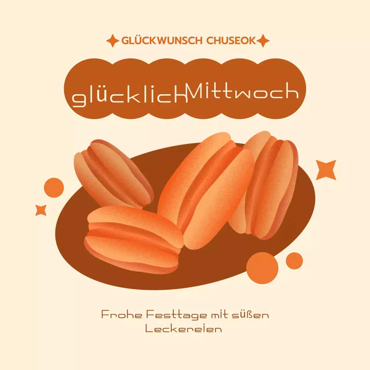 Orange Baby Chuseok-Feier