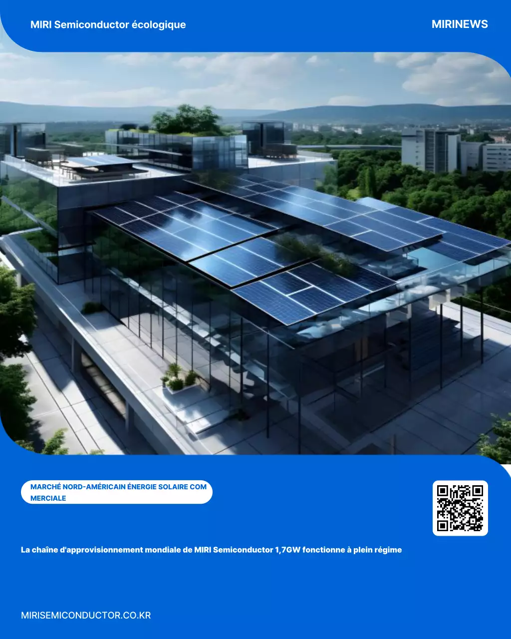 Promotion de l'énergie solaire Blue Modern