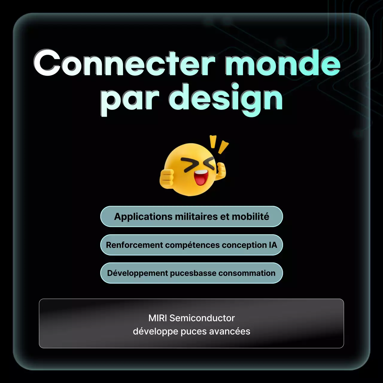 Matériel de formation sur les semi-conducteurs modernes noirs