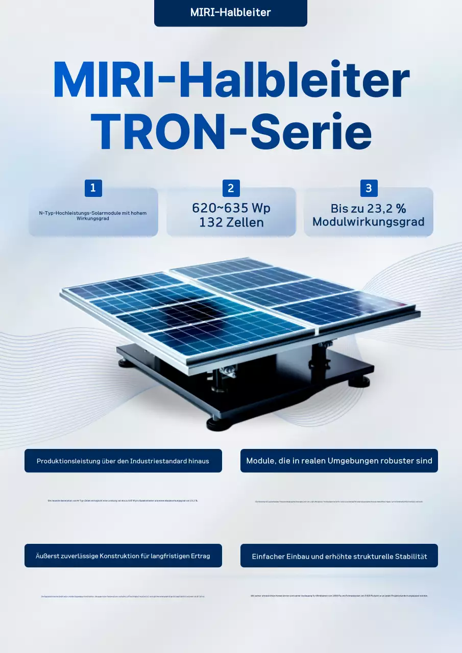 Blaue moderne Halbleiterproduktwerbung