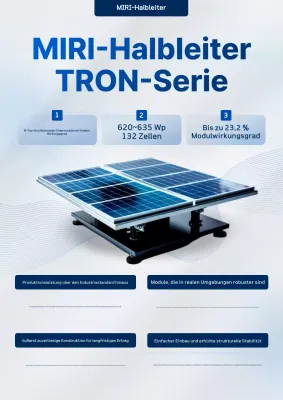 Blaue moderne Halbleiterproduktwerbung