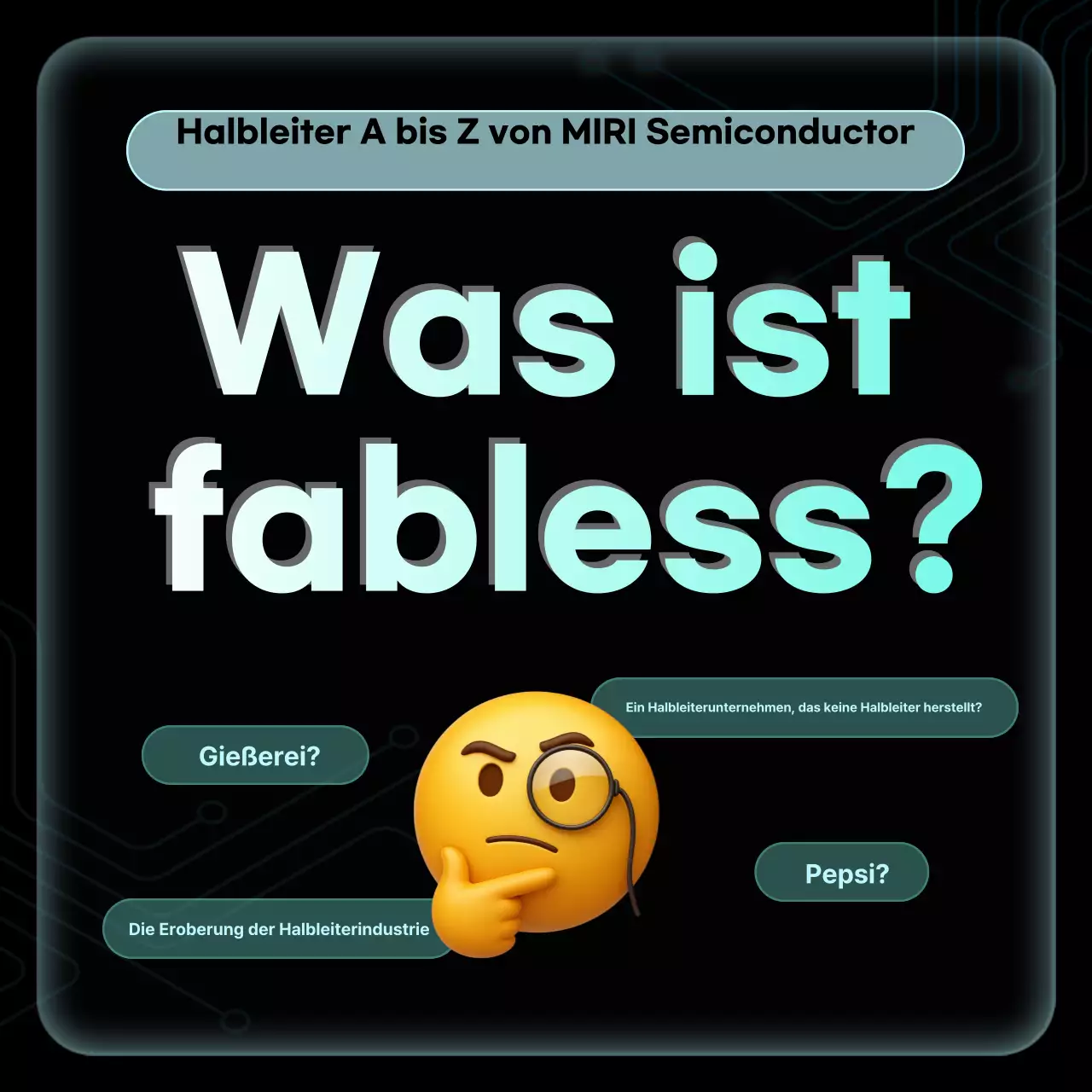 Schulungsmaterialien zu Black Modern Semiconductor