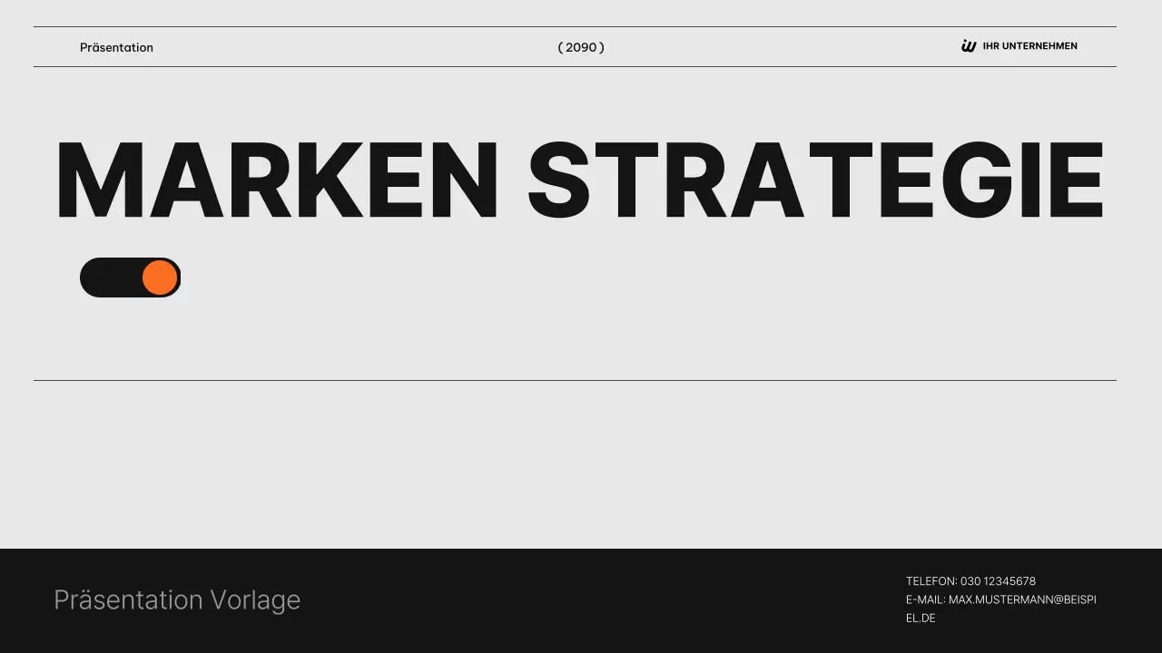 Blacks moderner Markenstrategieplan