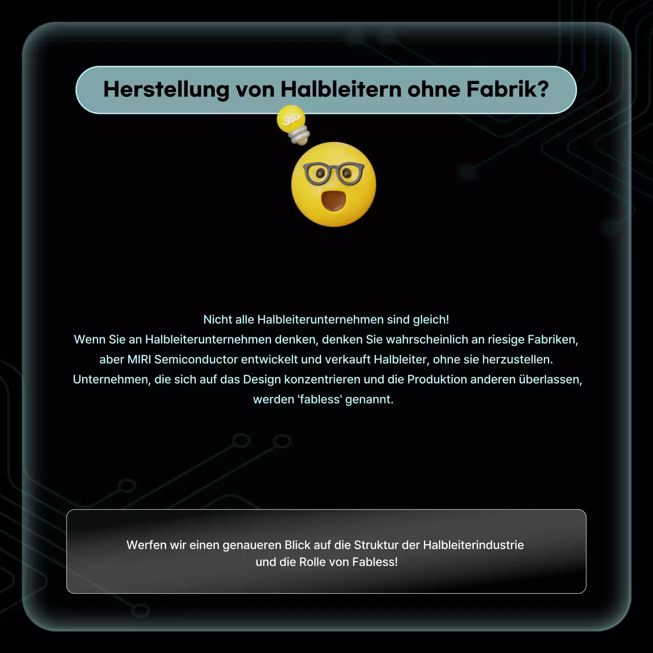 Schulungsmaterialien zu Black Modern Semiconductor