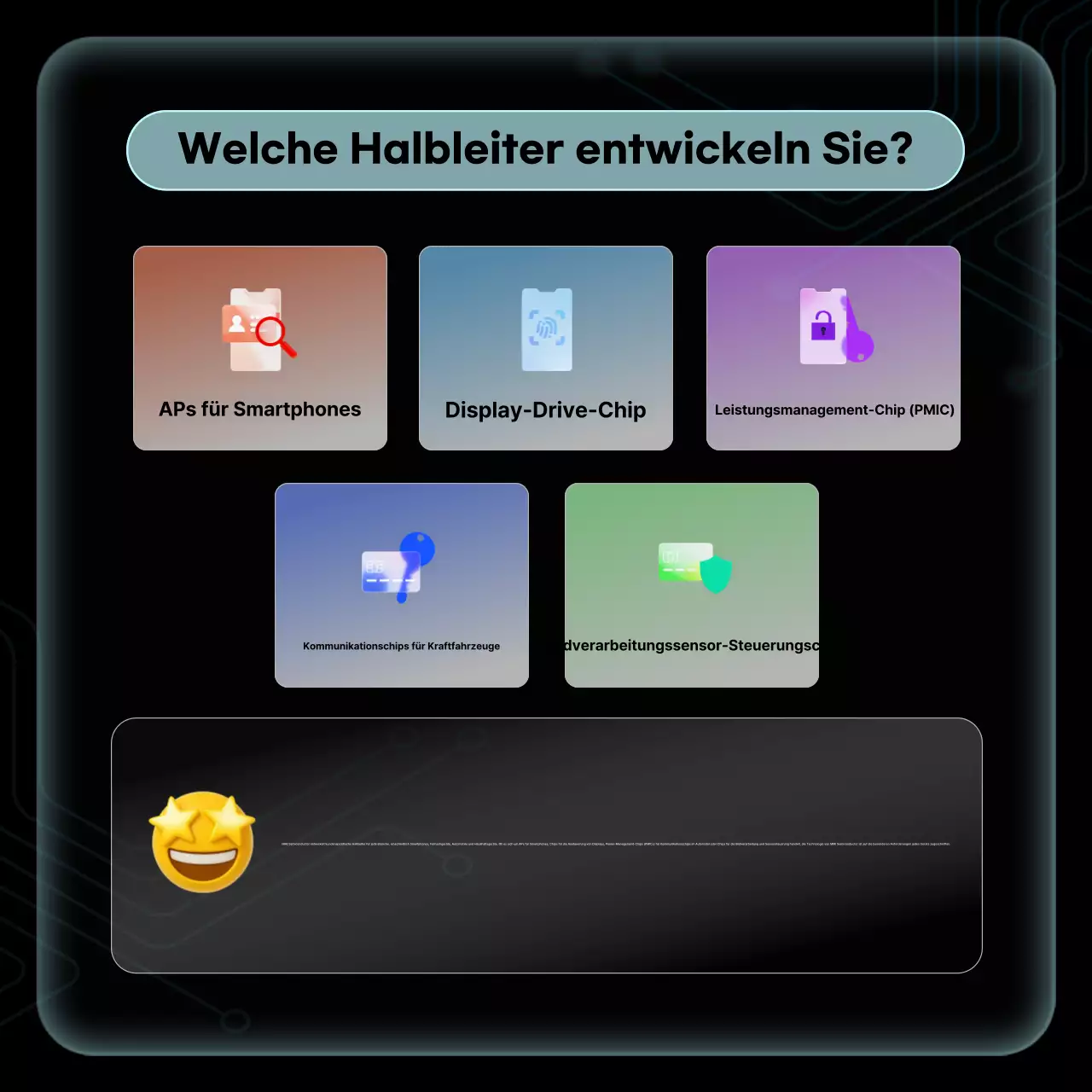 Schulungsmaterialien zu Black Modern Semiconductor