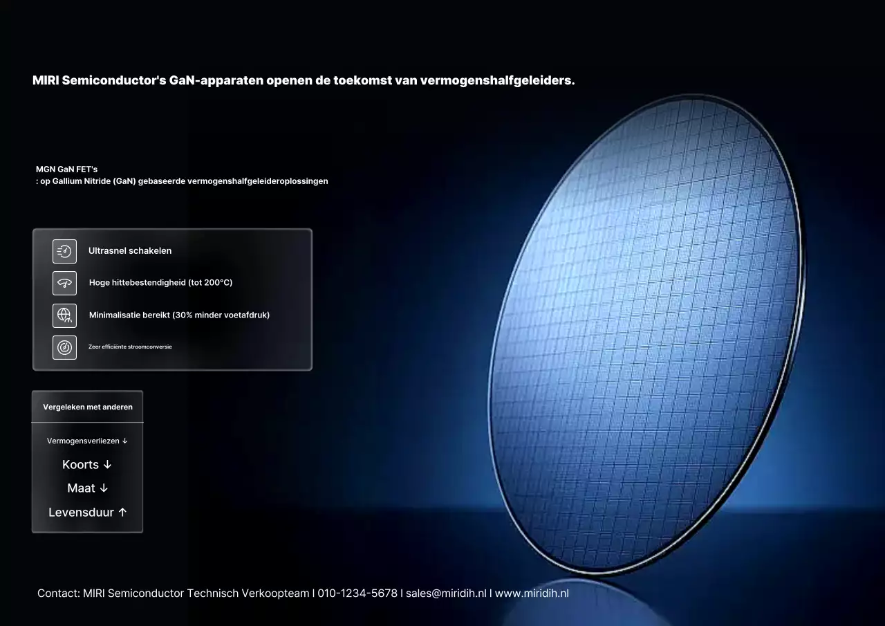 Advertentie voor Black Modern Power Semiconductor