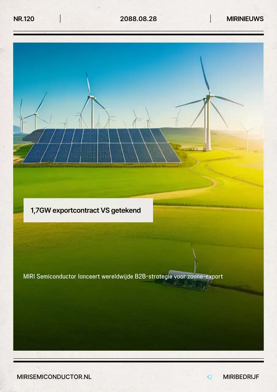 Promotie van groene moderne energie