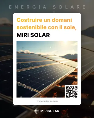 Pubblicità solare moderna arancione